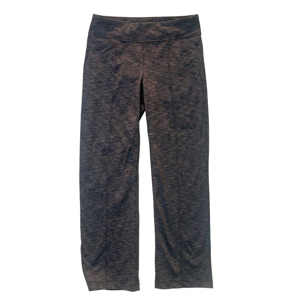 Athleta Leggings Womens MT Tall Gray Heathered Cropped High Rise Running Gym